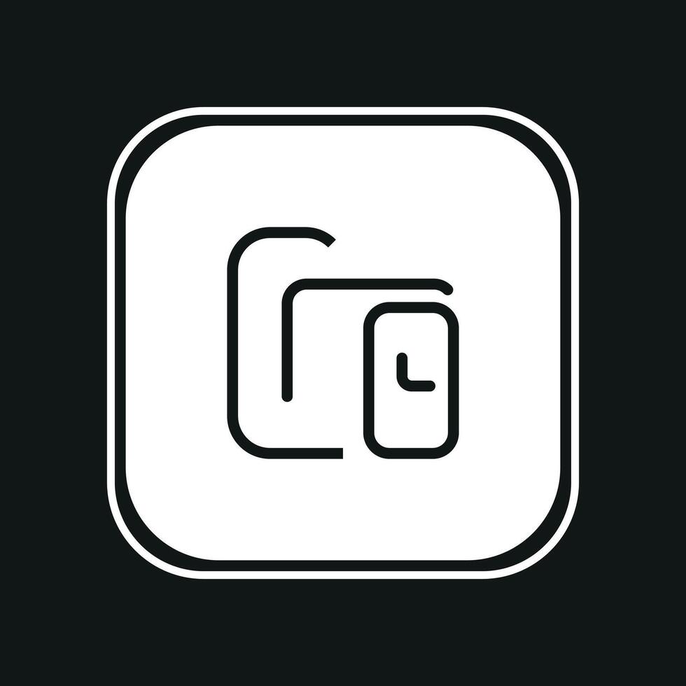 electrical outlet icon vector