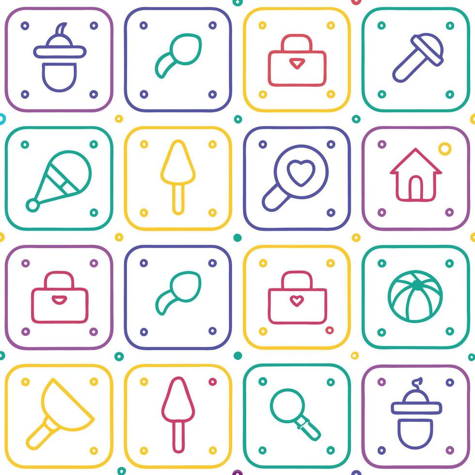 baby icon set vector