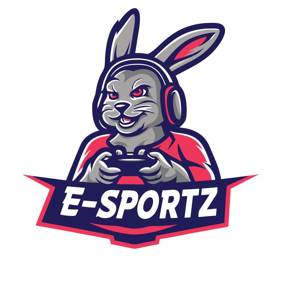 e-sports logo design vector