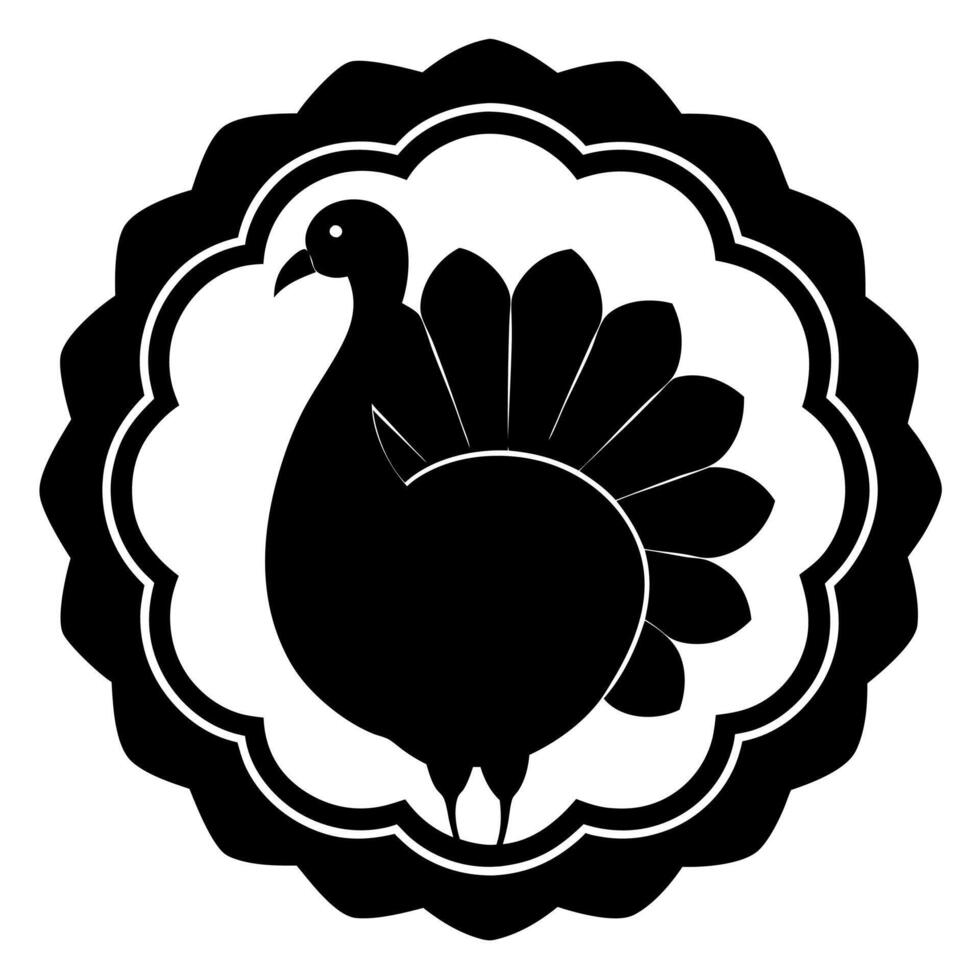 Free Turkey Logo Icon for Design Projects vector