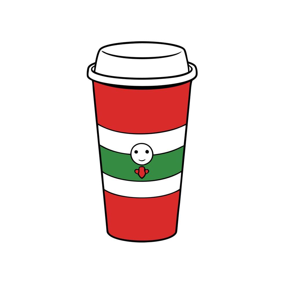 Simple free coffee cup silhouette illustration for designs vector