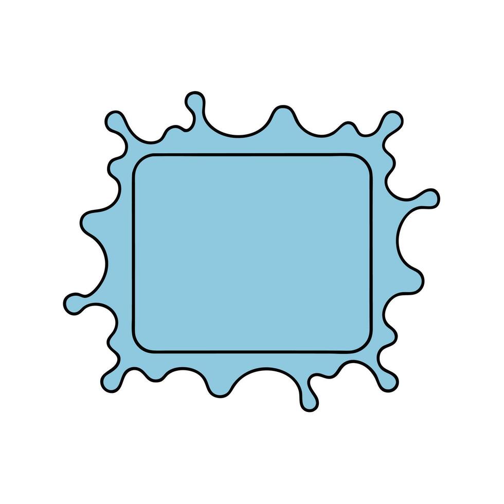 Classic photo frame ideal for vintage design vector