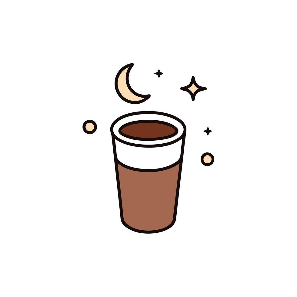 Free coffee shop logo icon with a stylish design. vector