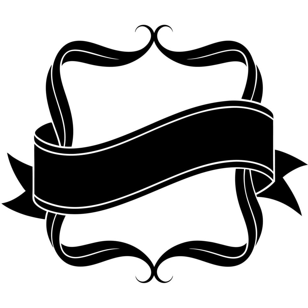 Free minimalist frame silhouette design for modern decor. vector