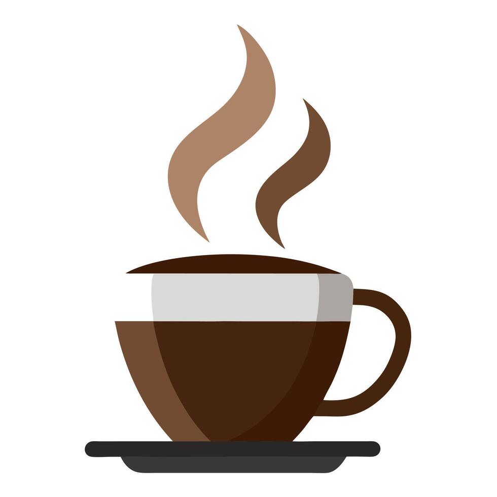 Elegant coffee logo silhouette for branding and decor. vector
