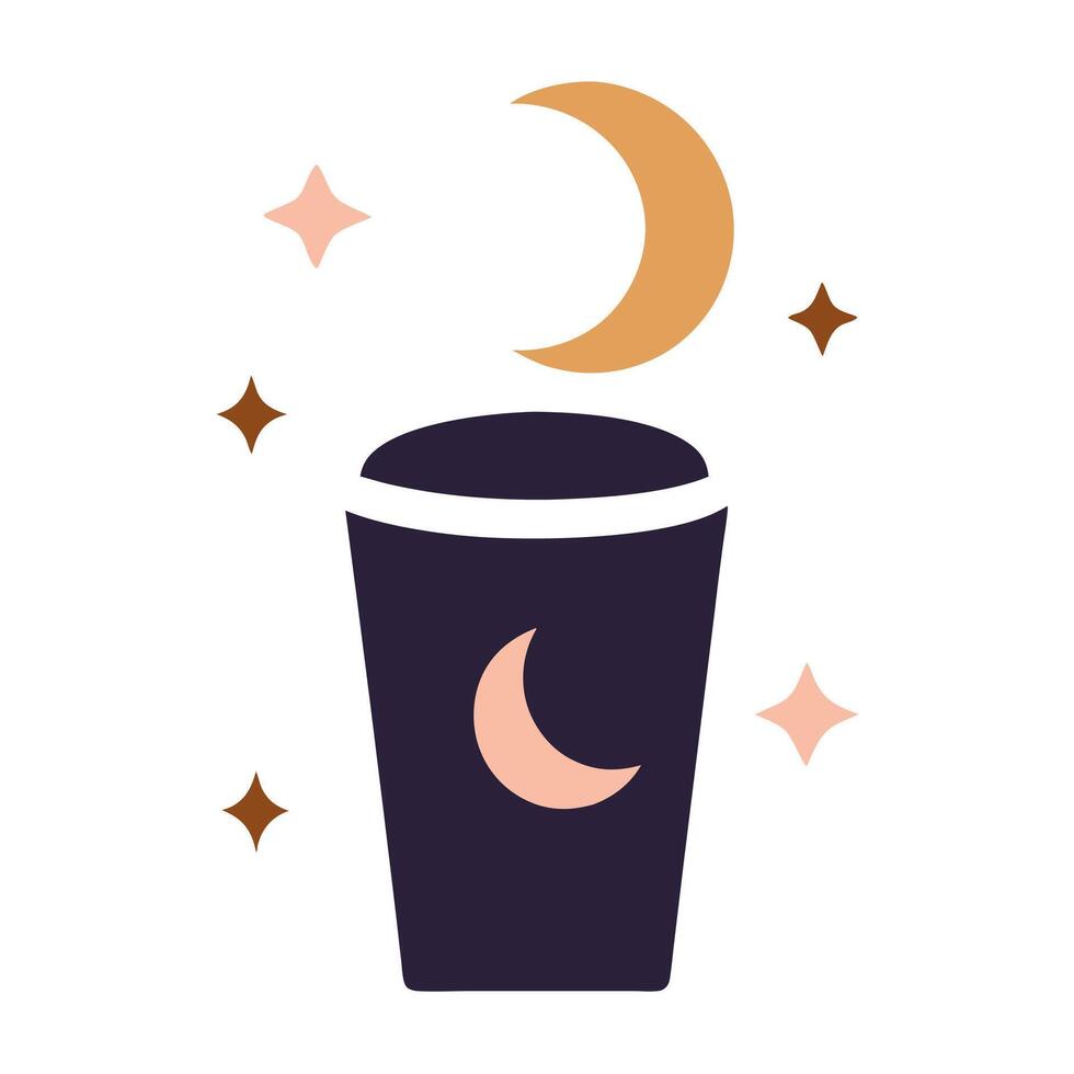 Free hot beverage logo icon for creative projects. vector