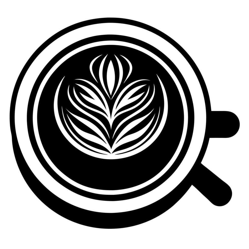 Free Stylish Coffee Cup Branding Illustration vector