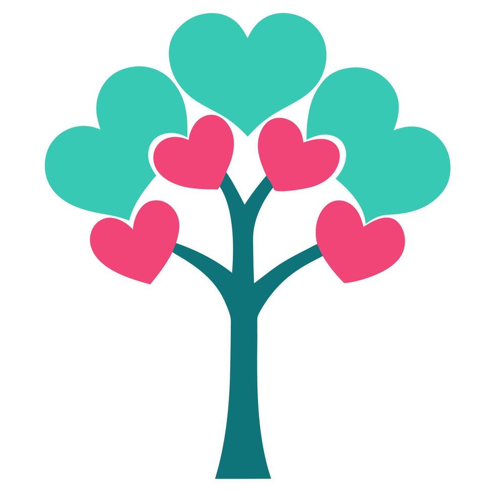 Fresh tree artwork ideal for nature-based products. vector