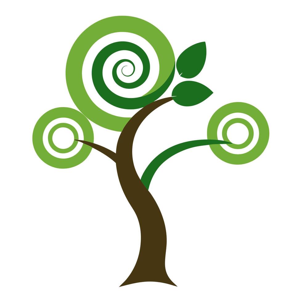 Beautiful tree design for eco vector