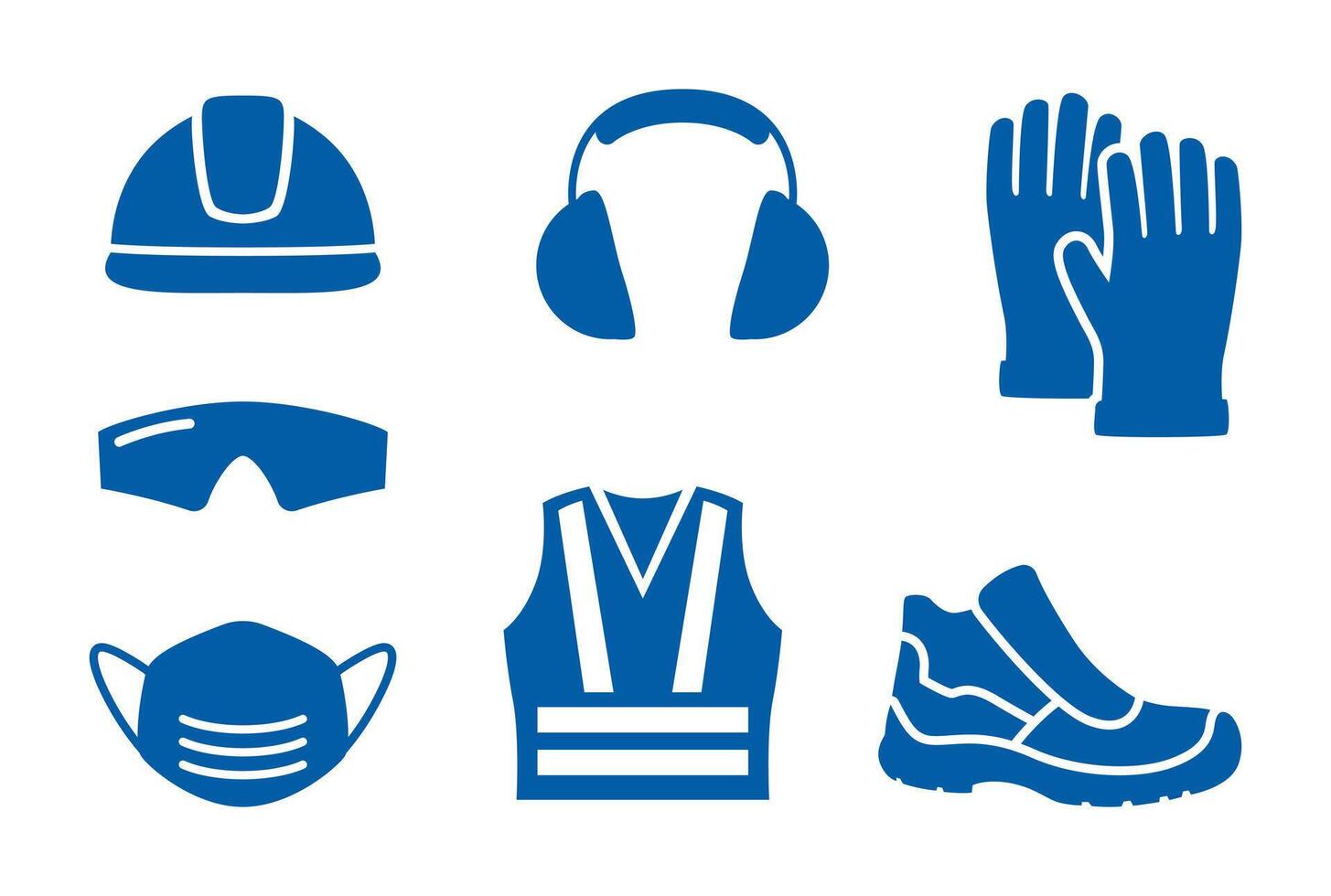 Safety first equipment icon design vector