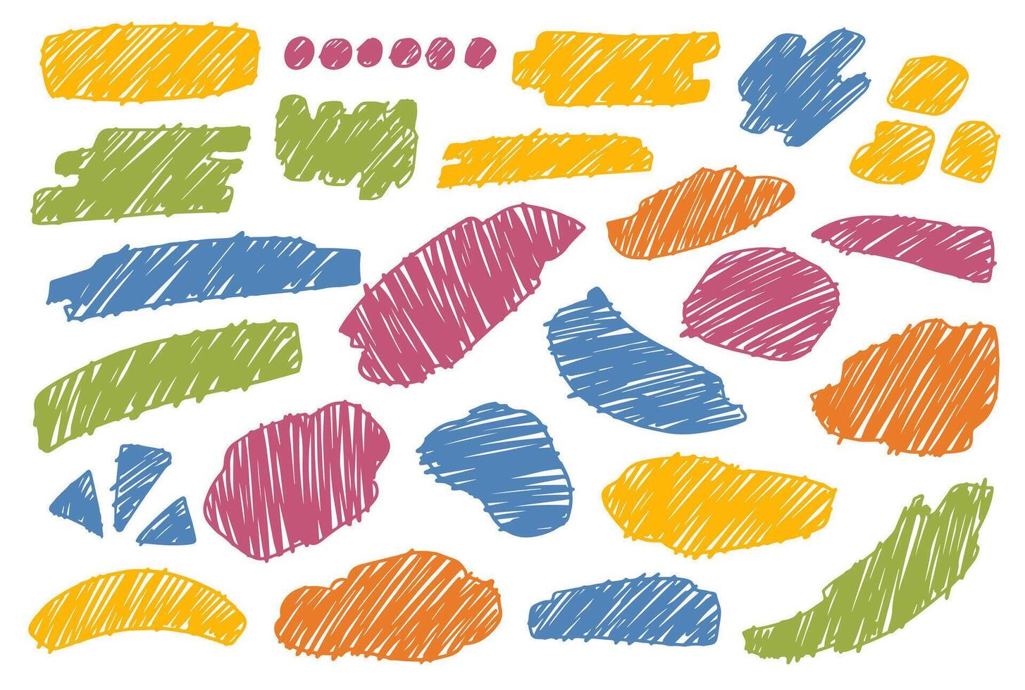 Scribble Doodle Pencil for Scrapbook vector