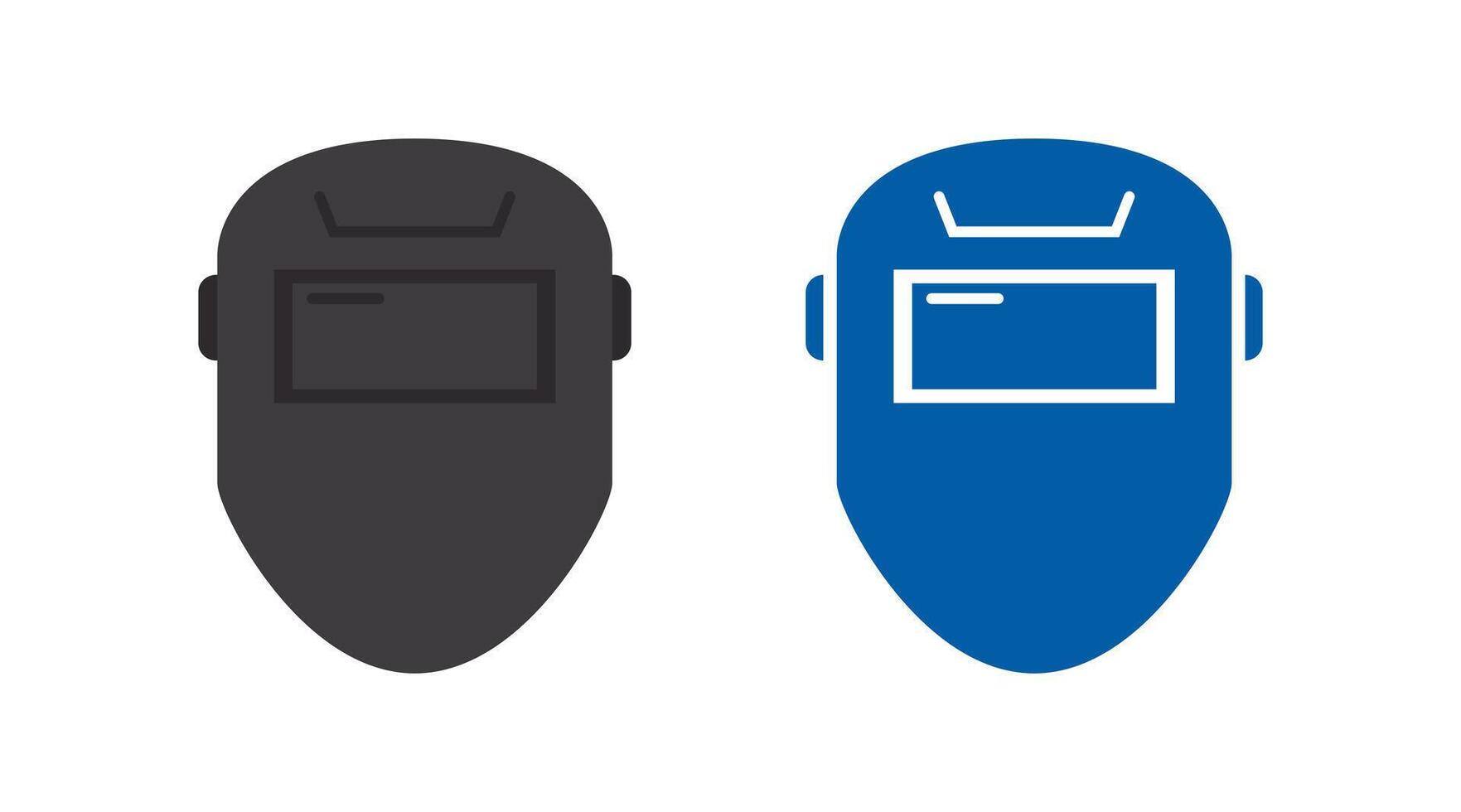 welding mask icon design. welding helmet icon logo illustration vector
