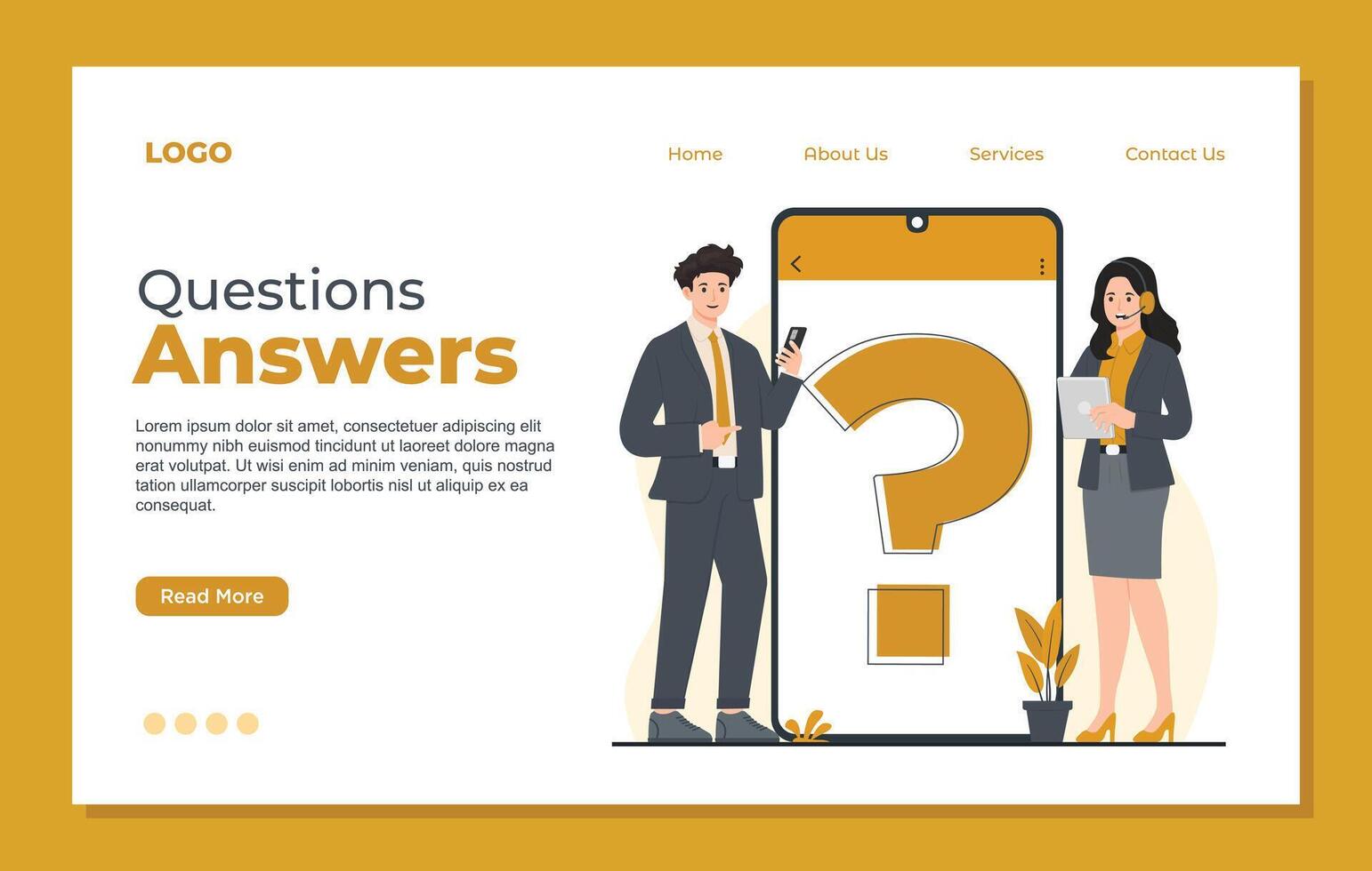 preguntas y respuestas concepto. moderno plano diseño ilustración concepto para sitio web y móvil sitio web desarrollo. vector