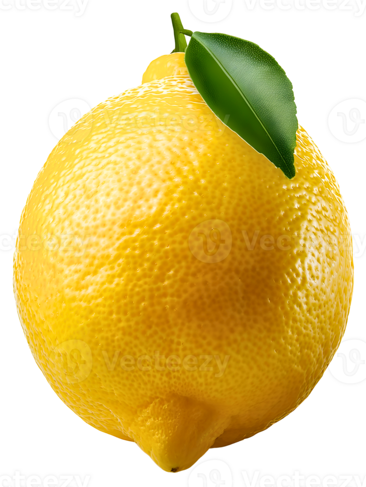 Lemon on transparent background. png