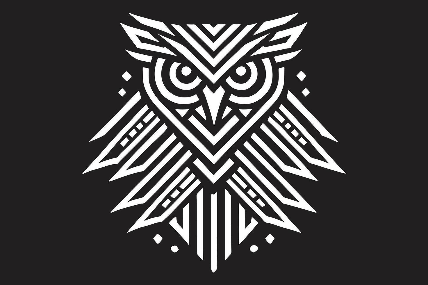 Owl Silhouette Graphics for DIY Projects vector