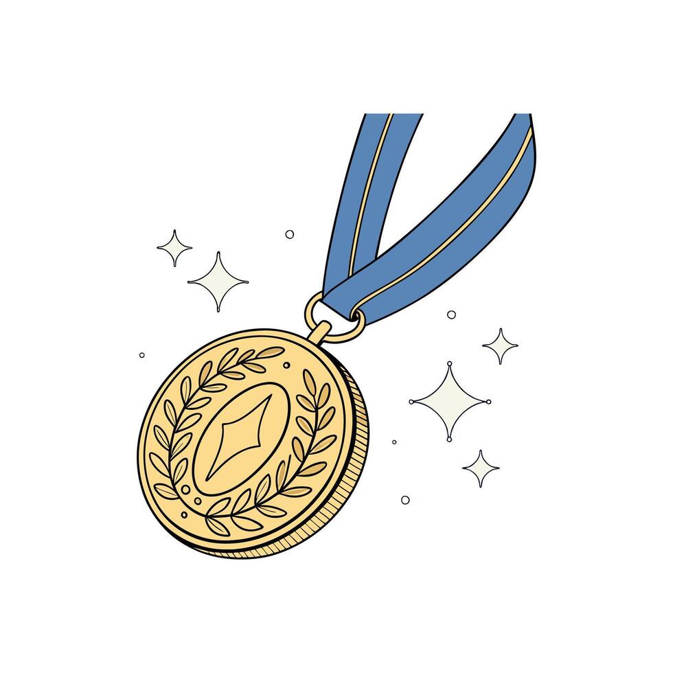 A medal , art vector