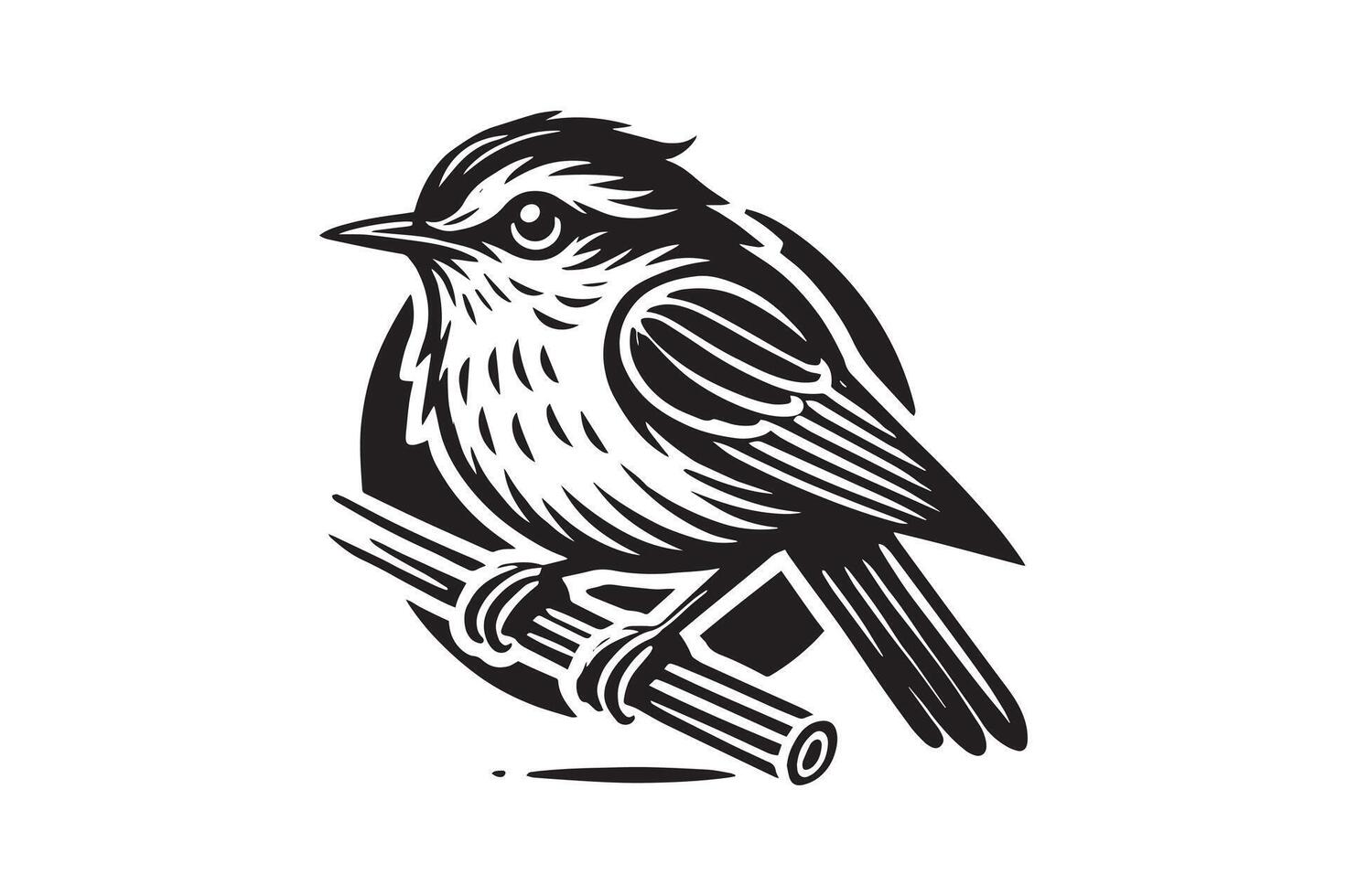 Unique Kingfisher Silhouettes for Professional Design Projects vector