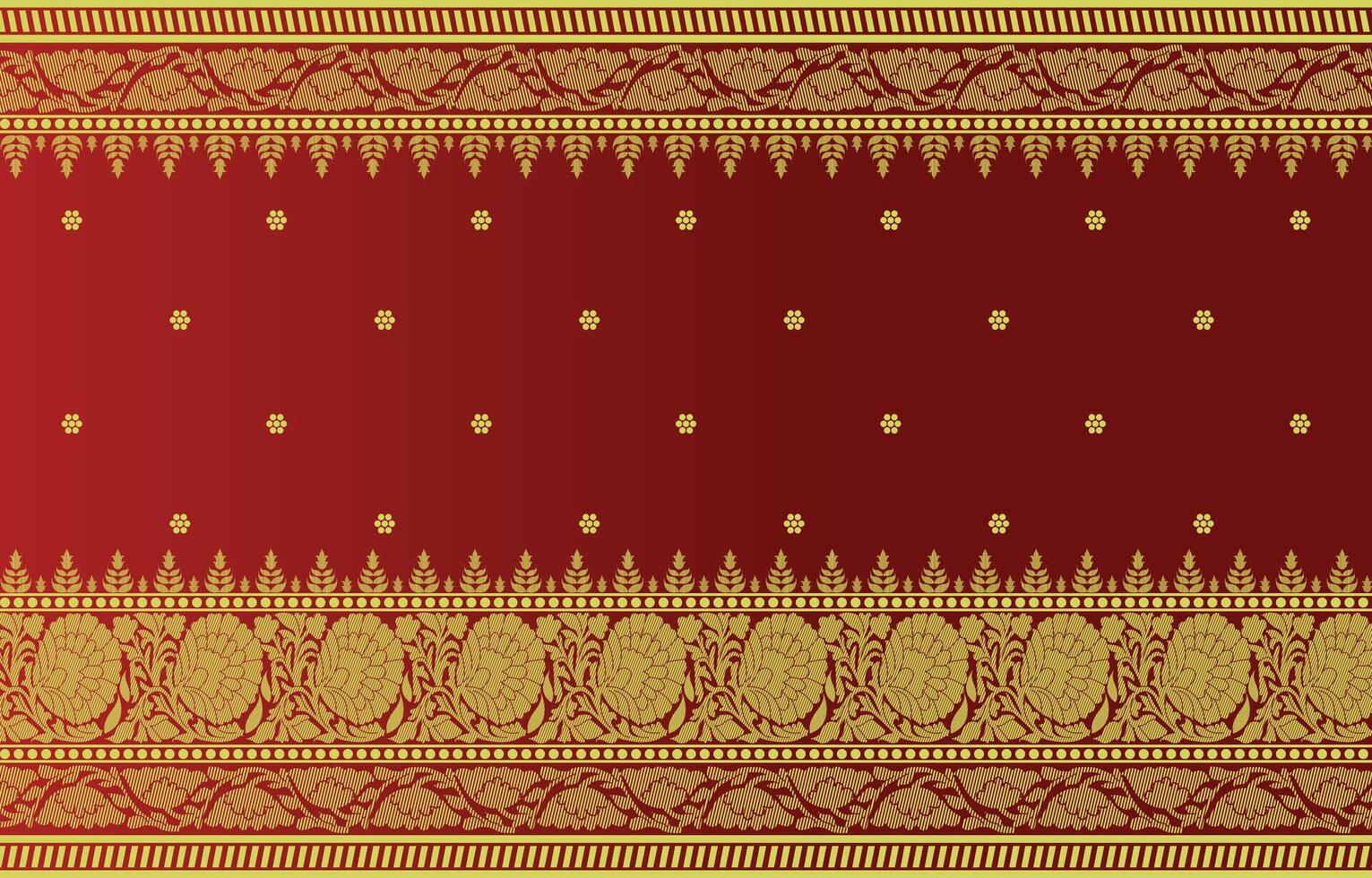 elegant indian floral gradient background vector