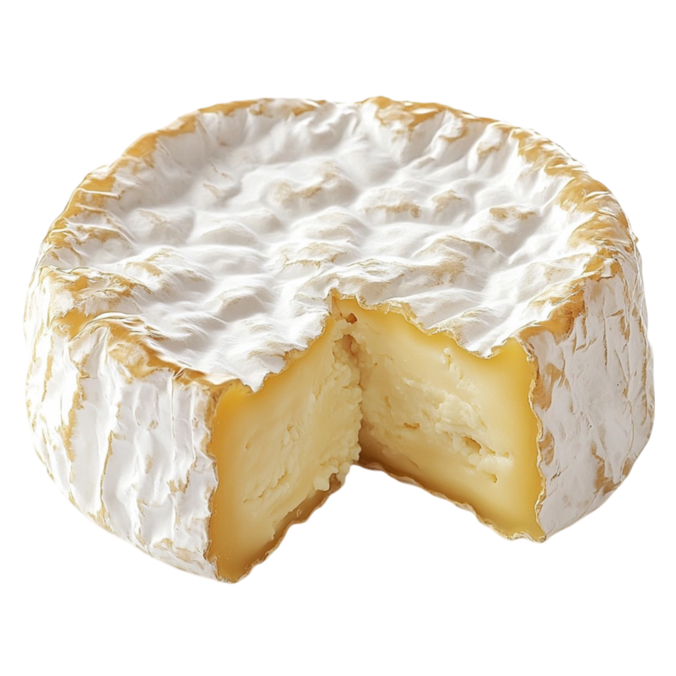 A round piece of cheese on a transparent background png