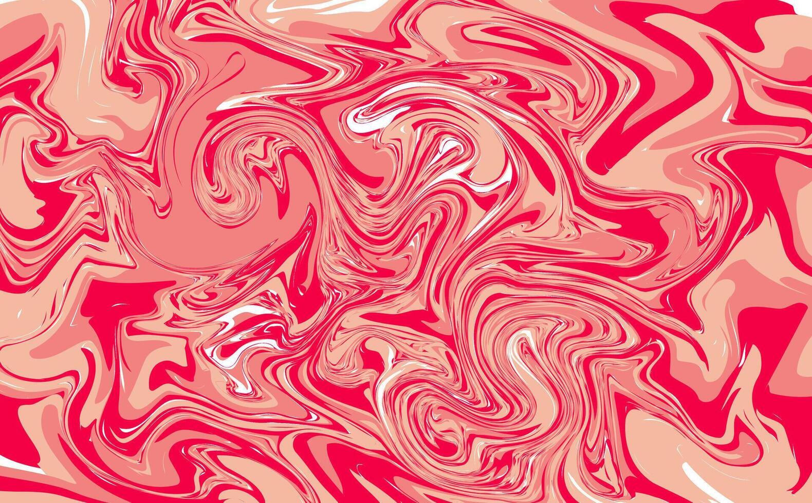 Creative Abstract liquid background with teal and light red waves, retro style. Colorful fluid wavy background in teal and light red color. vector