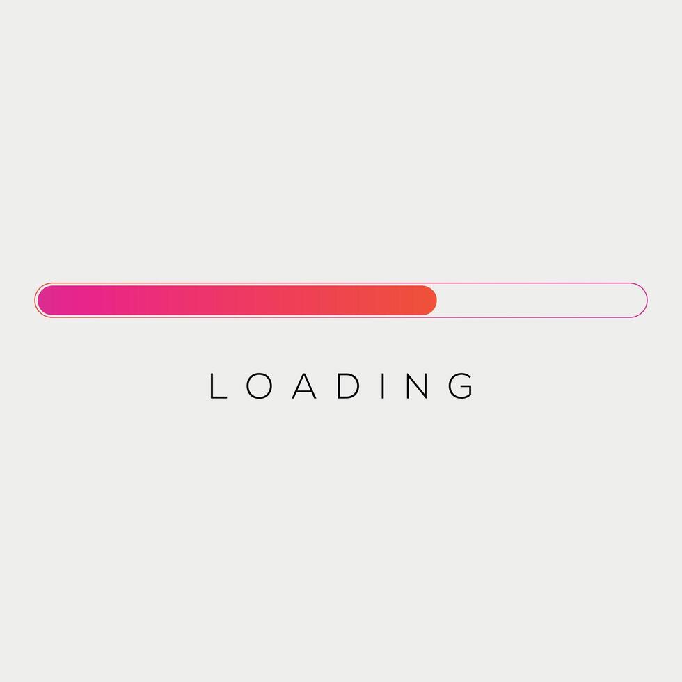 Gradient Loading Bar illustration 54635256 Vector Art at Vecteezy