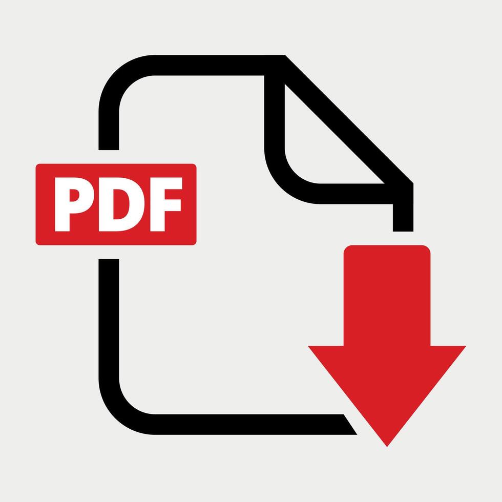 Pdf File Download icon illustration vector