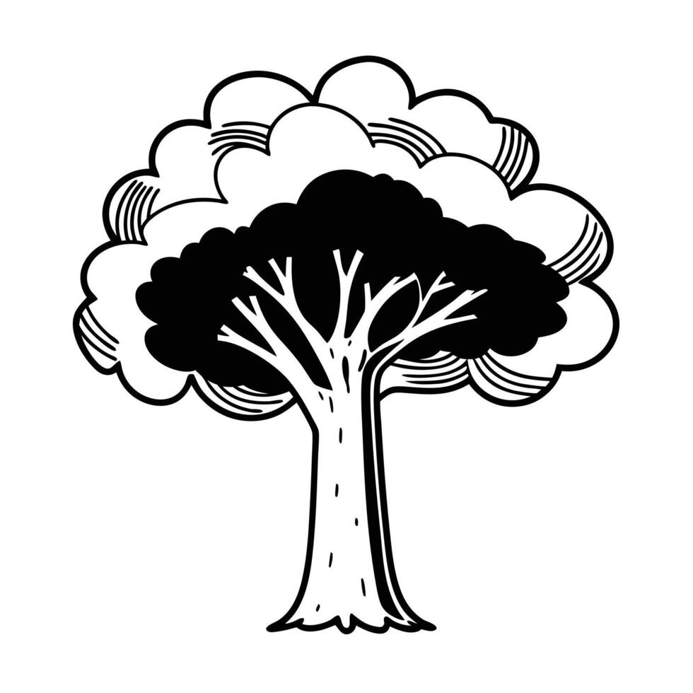 Illustration of a Majestic Tree vector