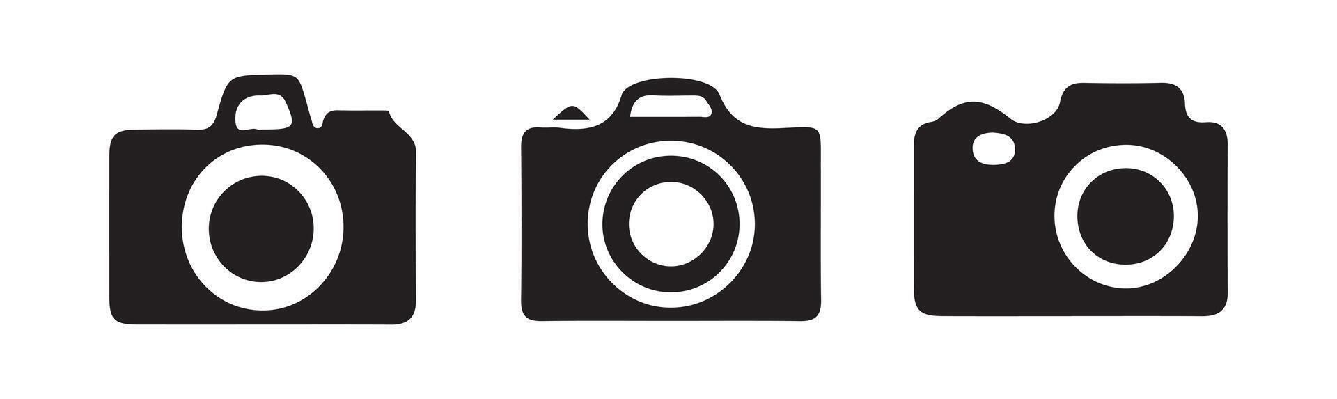 Camera rotation icon set, Switch from front to back camera icon vector