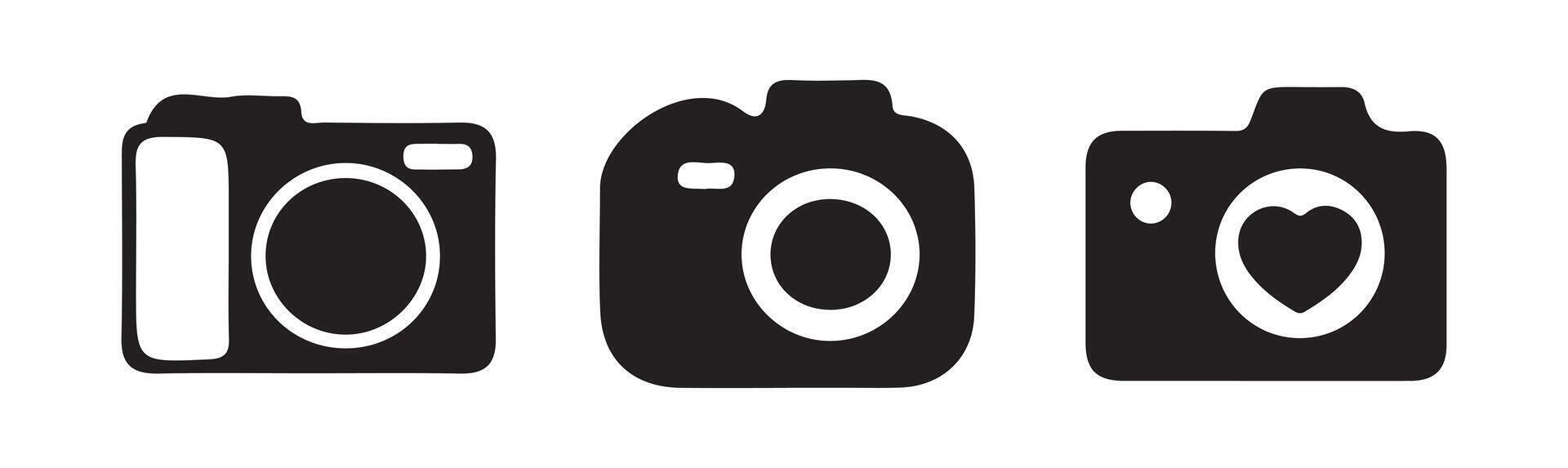 Photo and Camera icon set. Photography icon. Photo camera icon. Diaphragm icon. illustration eps 10 vector