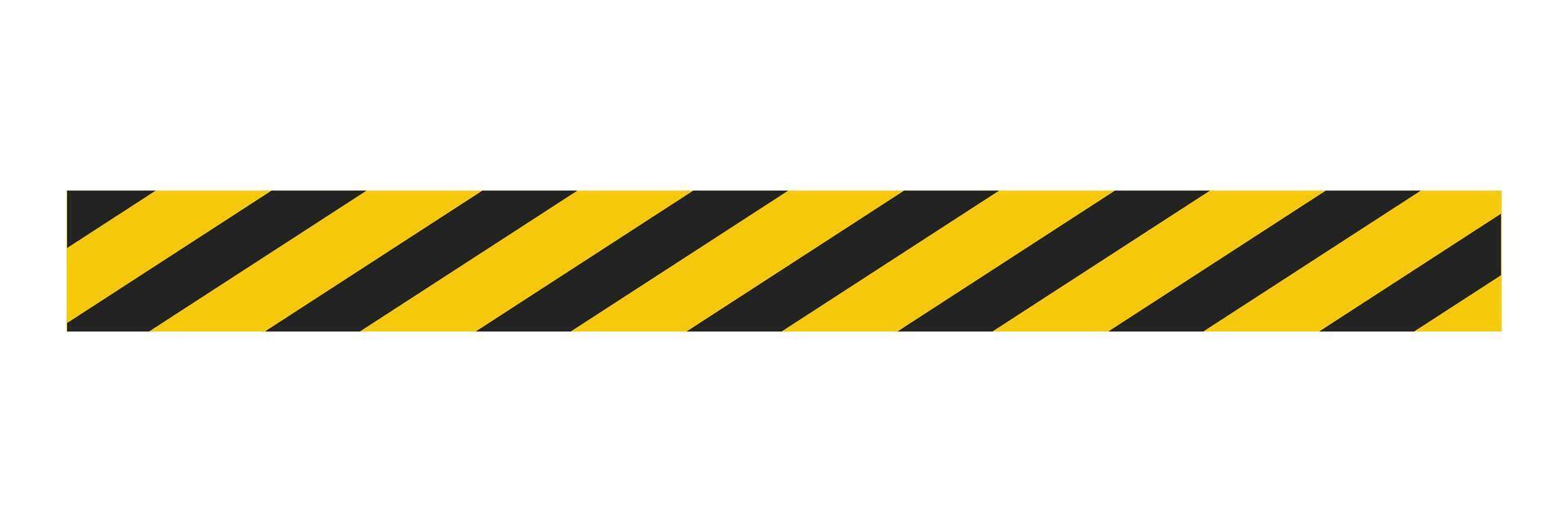 Caution tape set of yellow warning ribbons. Warning lines for police, accident, under construction. danger tape collection. vector