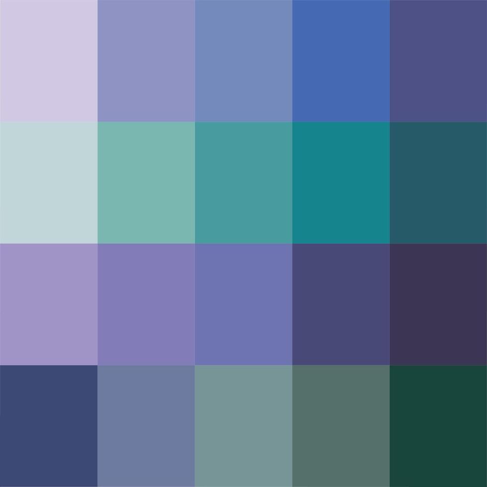 Colour palette with different shades and gradient. Set of creative gradient pallete color, Color Gradient Background Palette, Fashion bright neon color trend pallete. vector