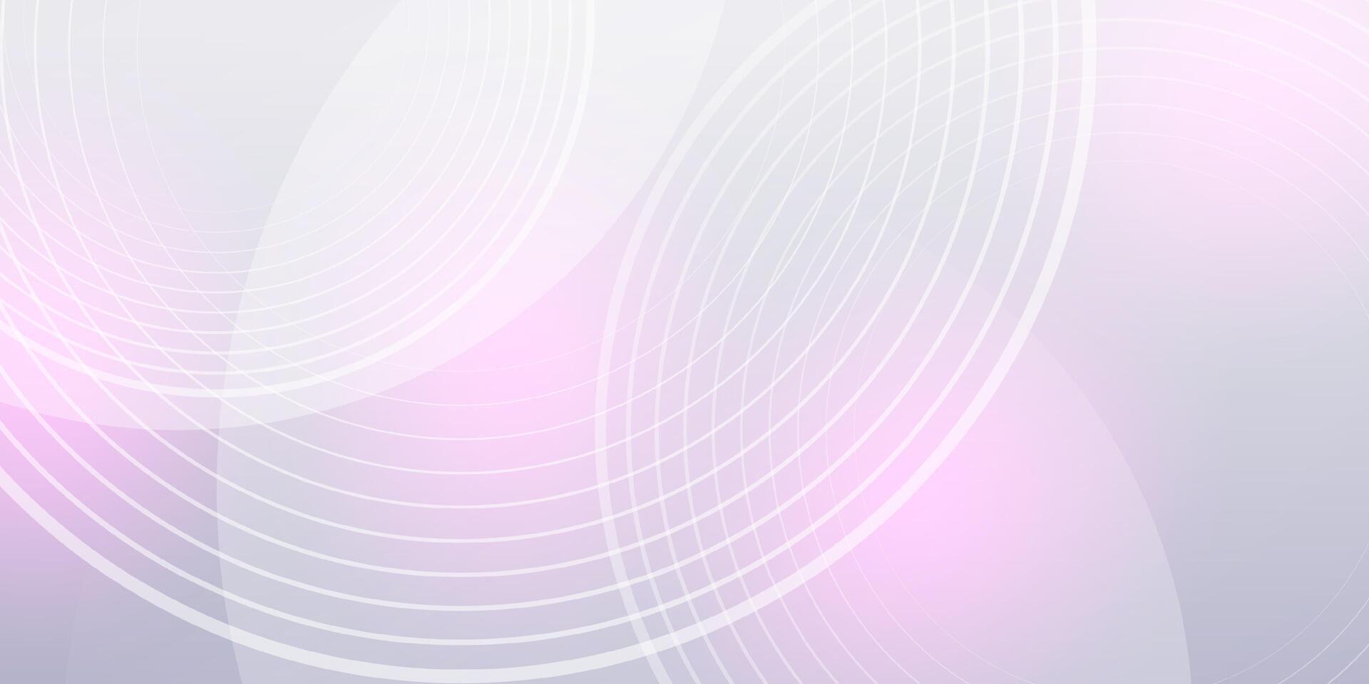 Abstract grey background with dynamic circle lines. Futuristic technology concept. vector