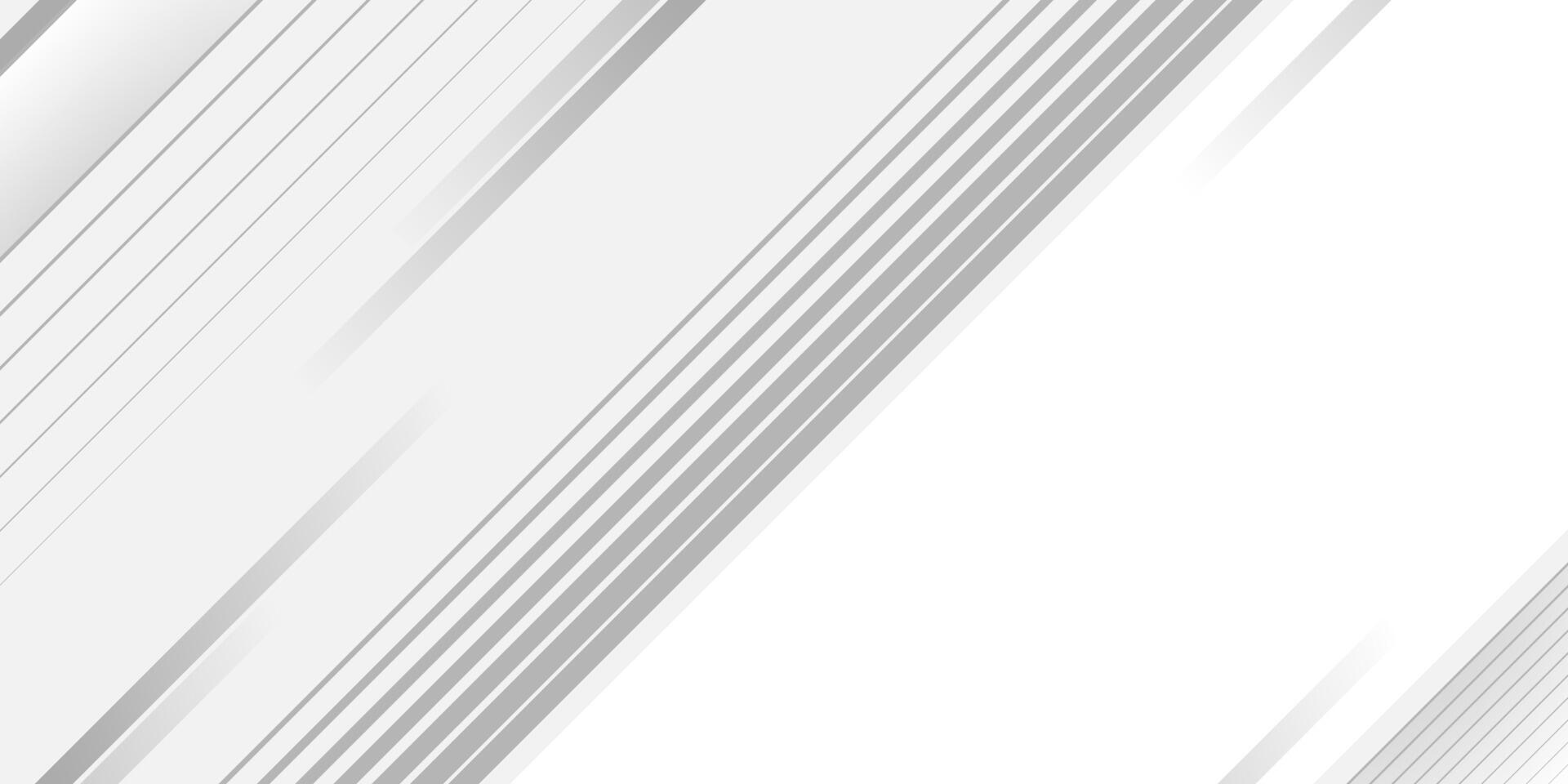 white and grey abstract background with straight lines best for banner, flyer, cover vector