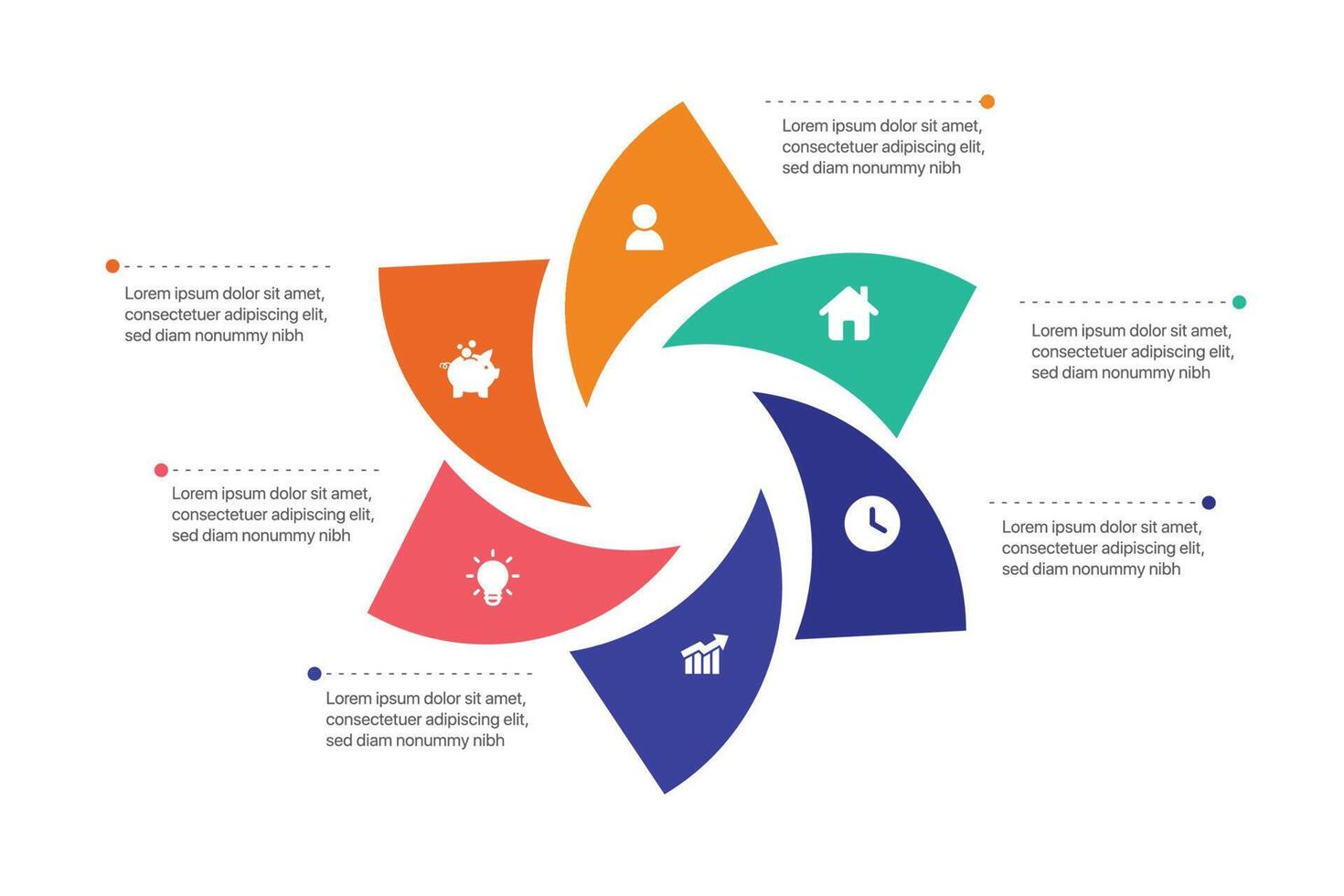 Corporate Infographic elements vector