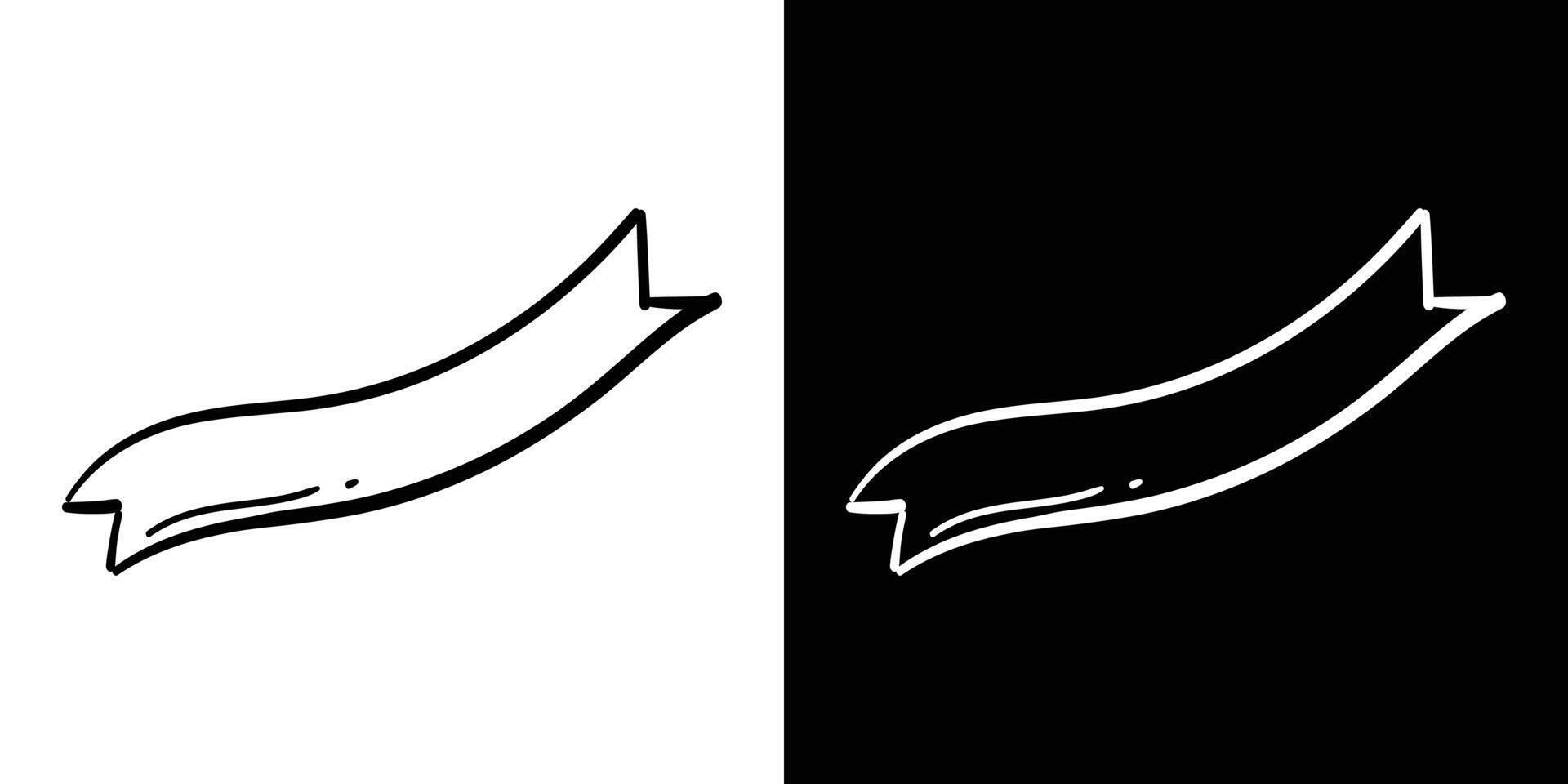 Tape line art doodle hand drawn. illustration vector