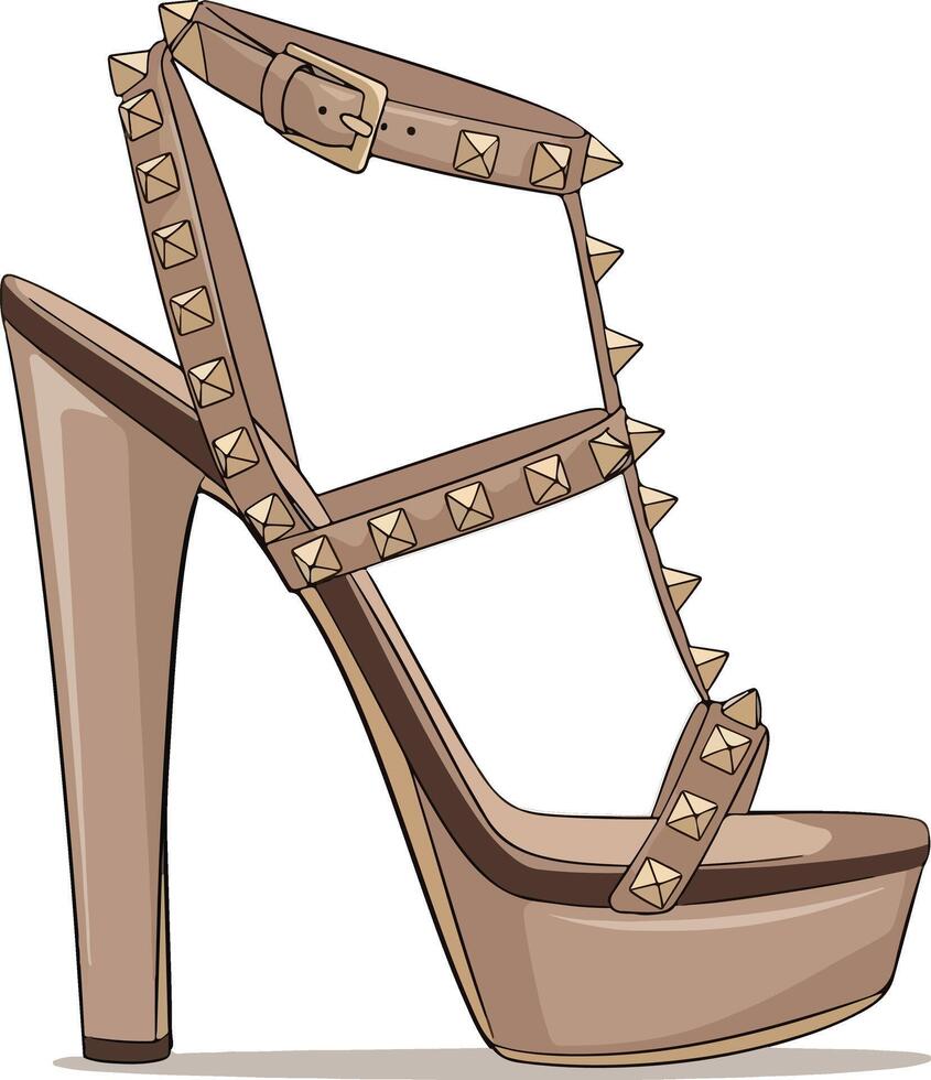 Modern Comfort-Focused High Heel Trends vector