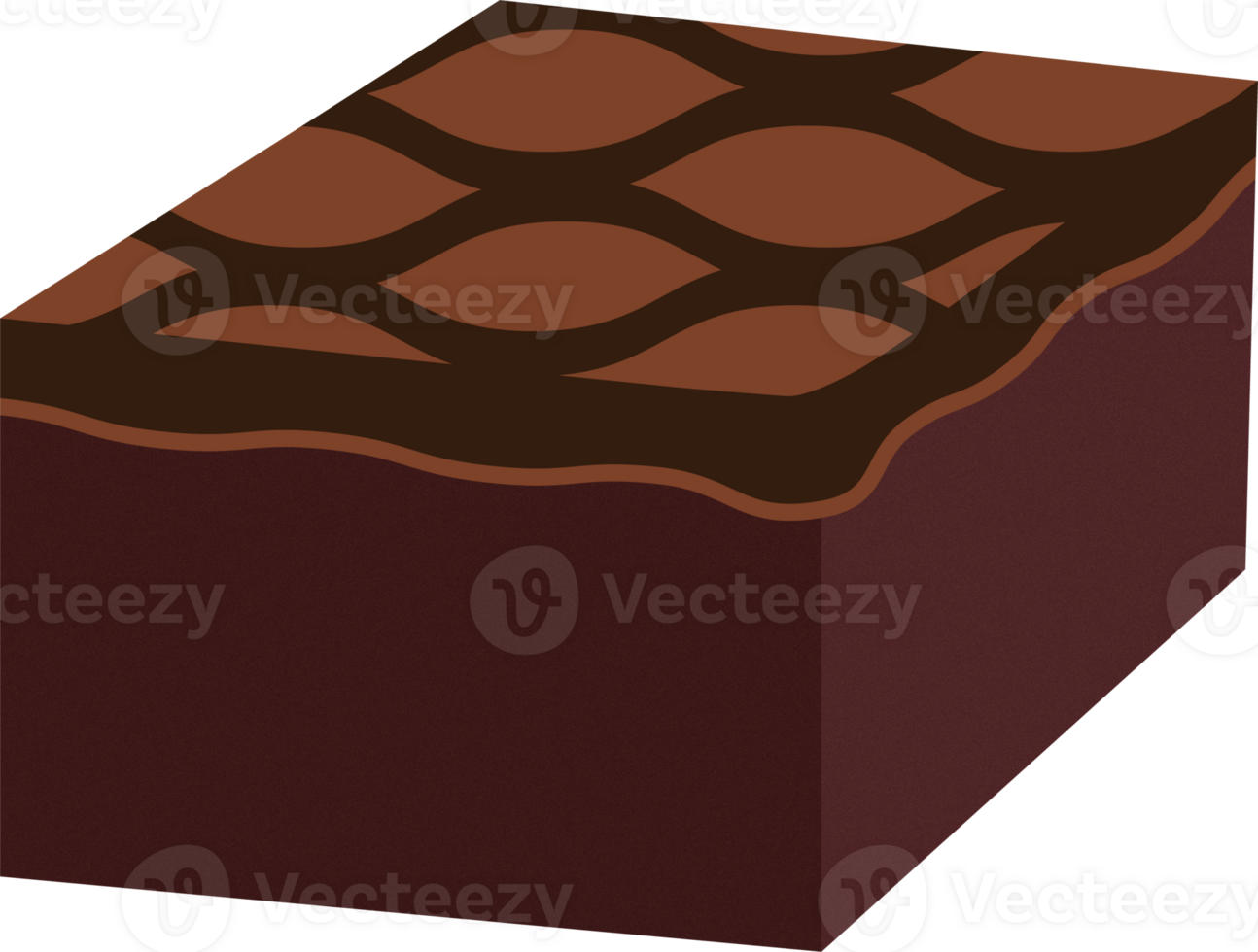 Isolated cake on transparent background png