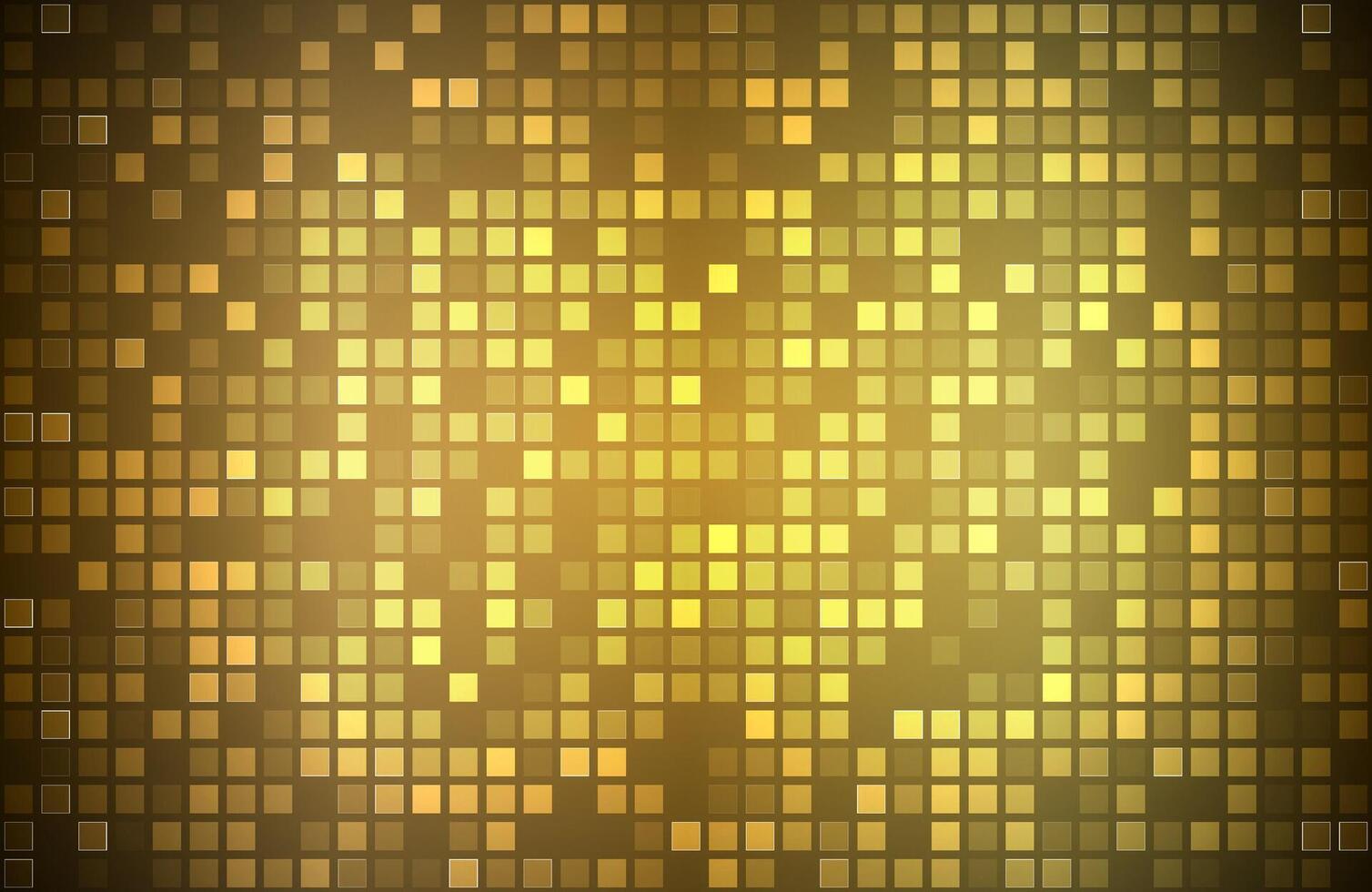 Modern golden abstract background with transparent squares, mosaic look, illustration vector