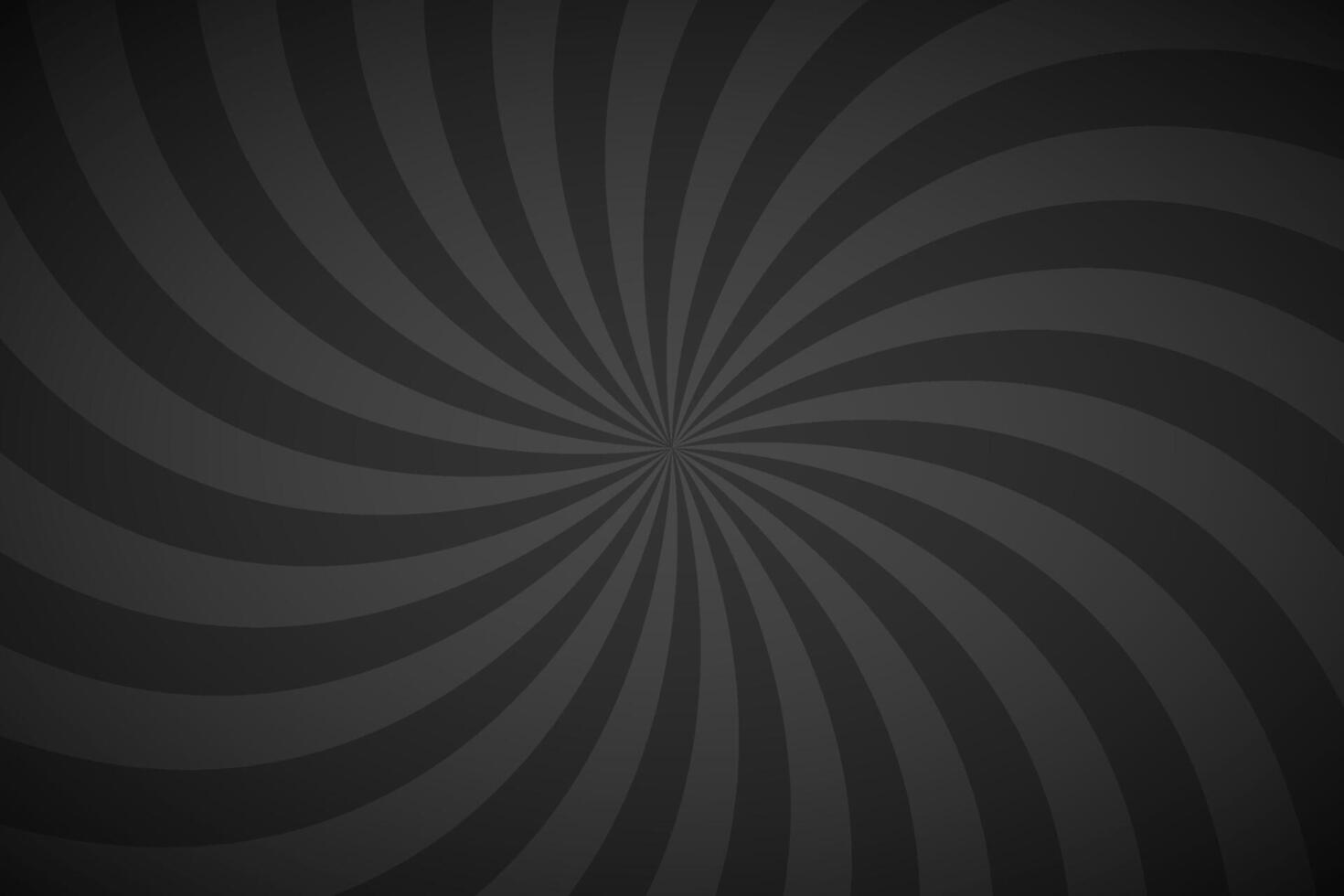 Decorative retro blue and grey spiral background, swirling radial pattern, abstract illustration vector