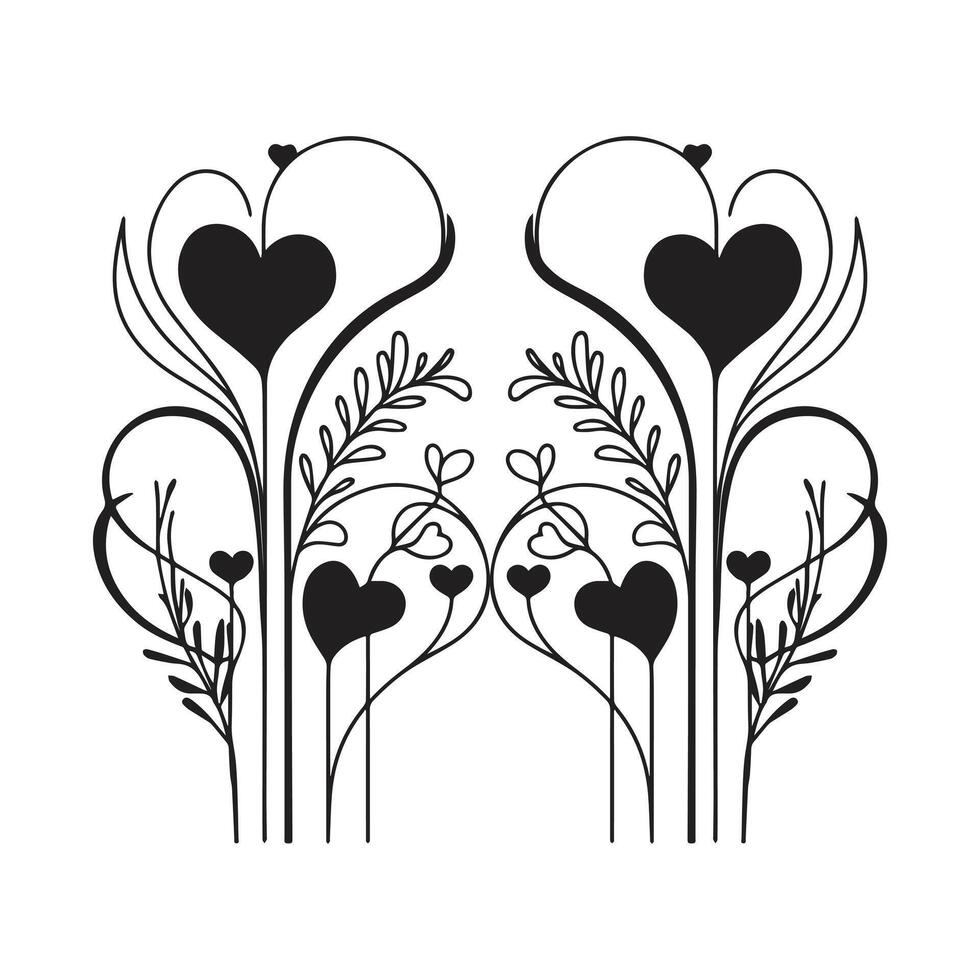 Valentine's Day Heart design vector