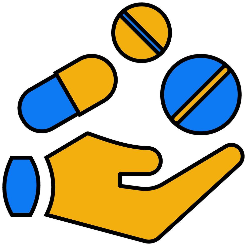 treatment icon. medical and health care icon. filled outline icon style. single icon. vector