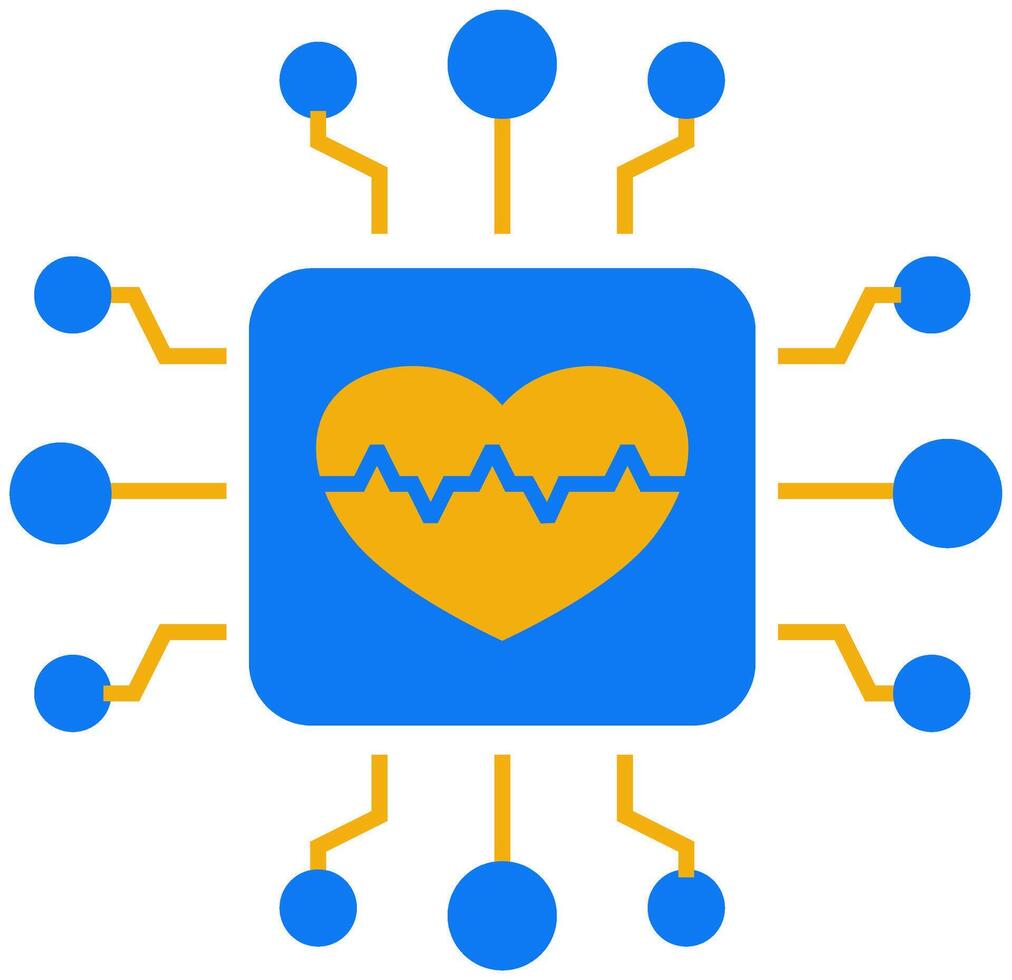 ai healthcare icon. flat icon style. single icon. medical and healthcare icon vector