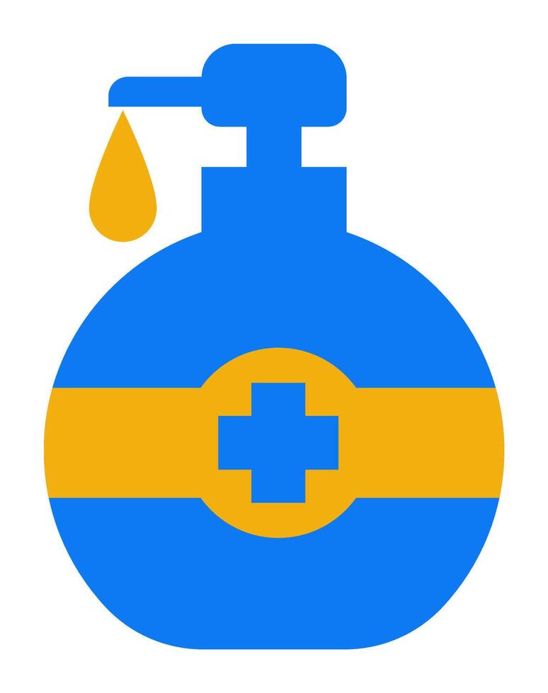hand sanitizer icon. flat icon style. single icon. medical and healthcare icon vector