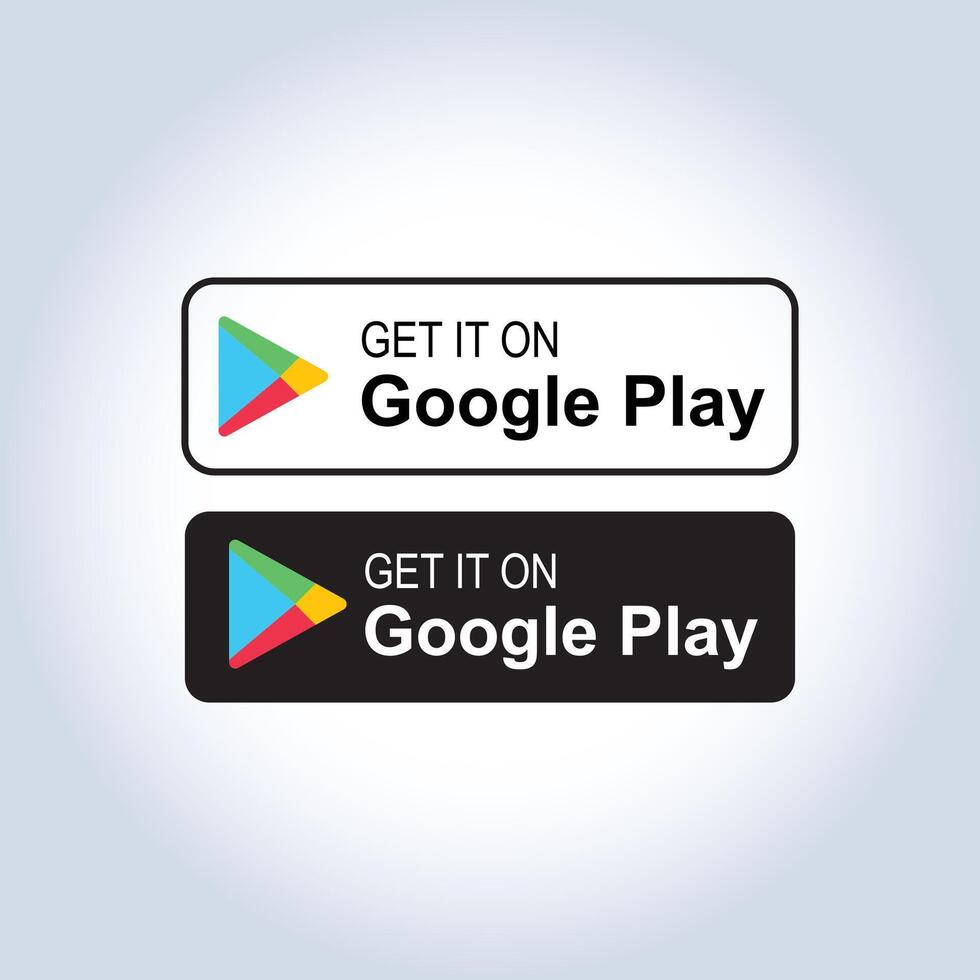 Set pack Google Play Store icon, App Store symbol logo, icons vector