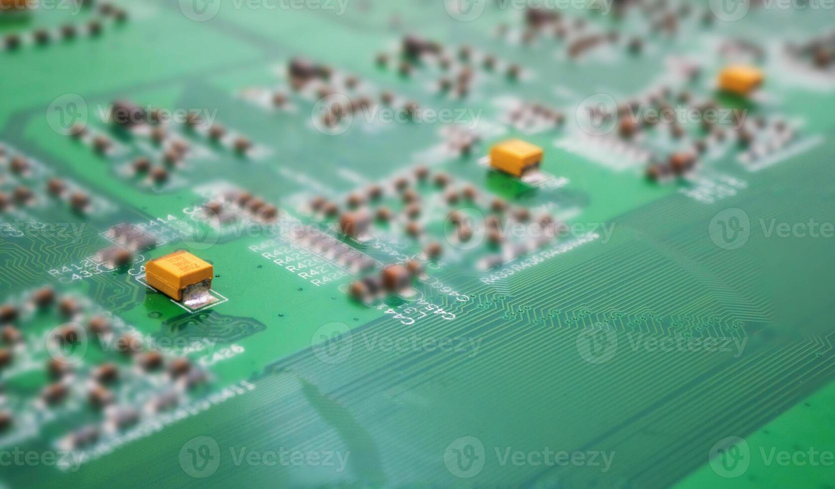 Circuit electric board photo