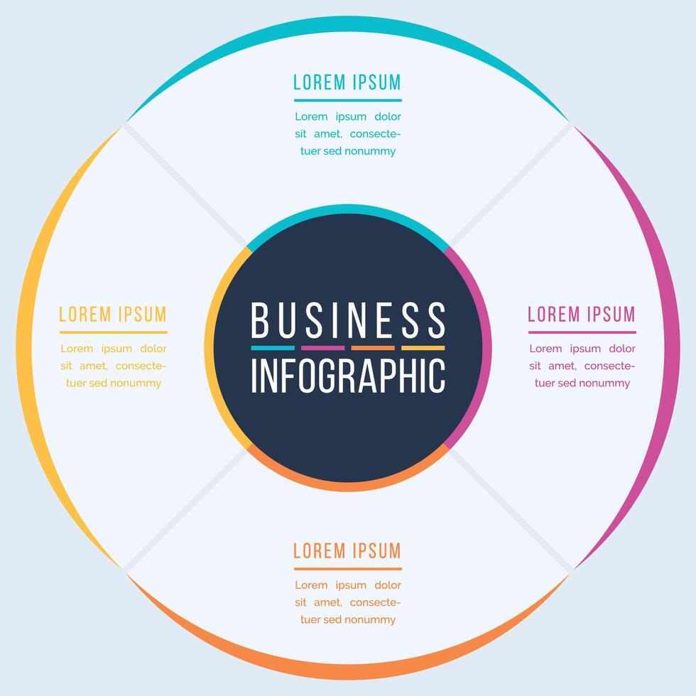 4 Steps infographic design vector
