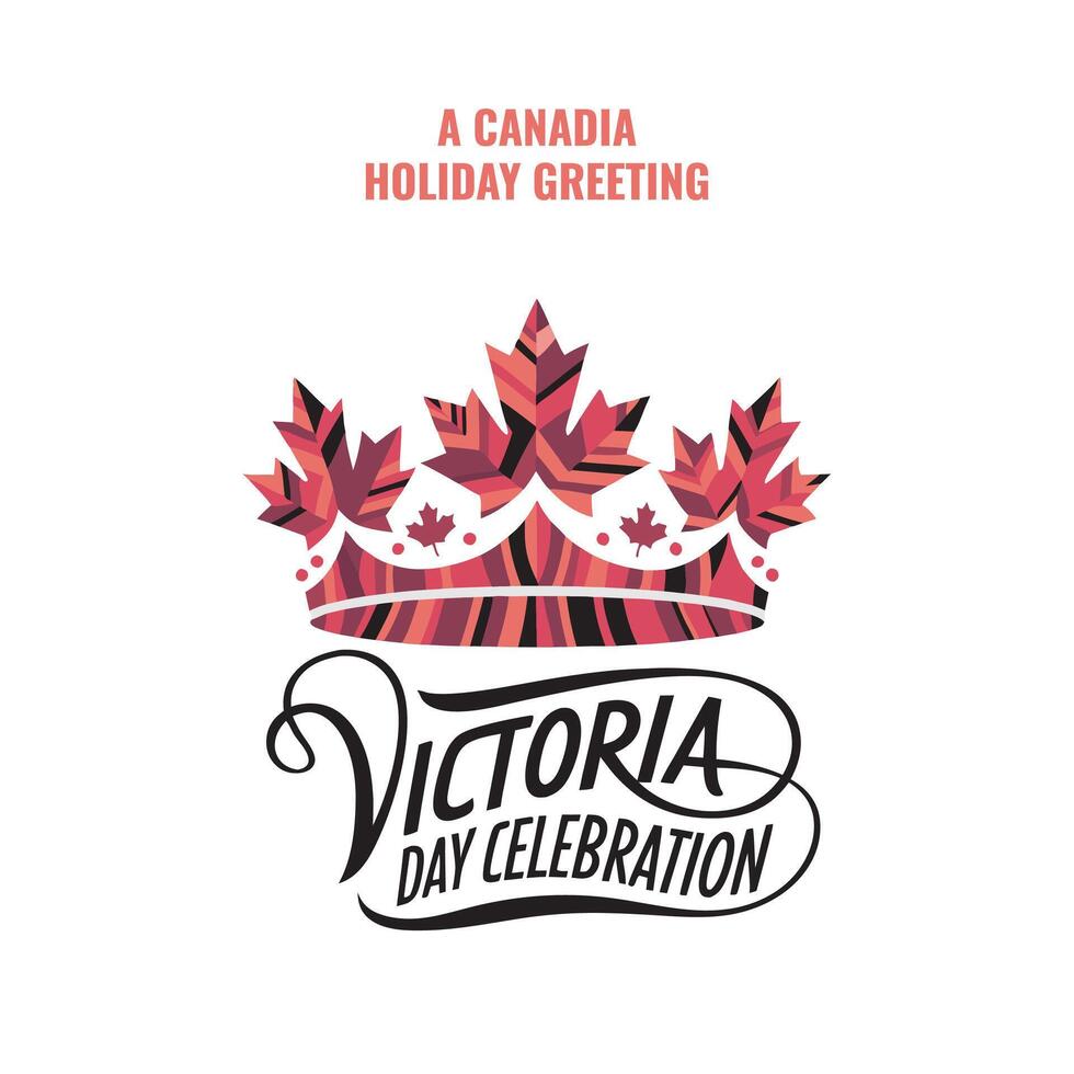 Victoria day celebration vector
