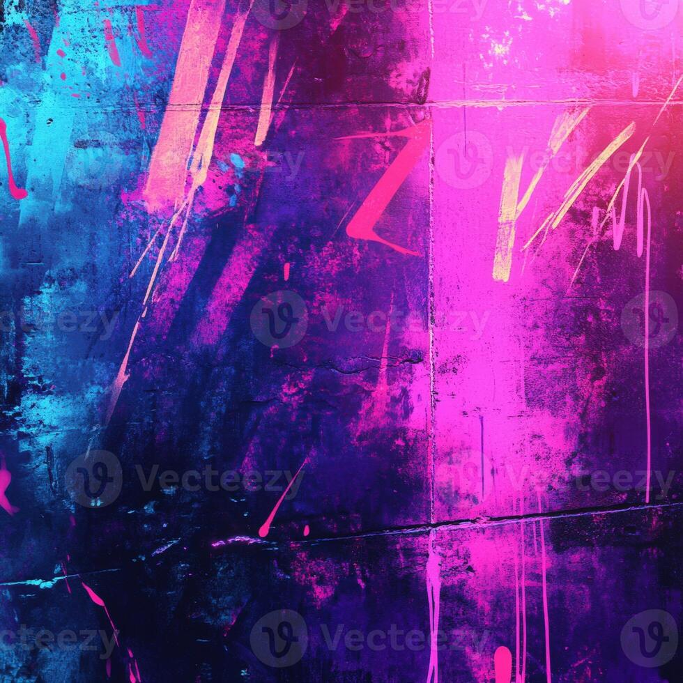 Vibrant abstract wall art with dynamic colors and textures for modern spaces photo