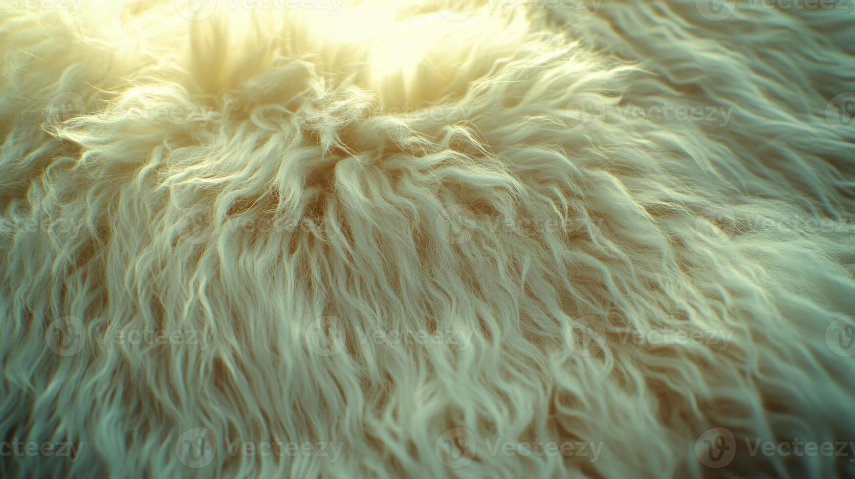Soft wool texture illuminated by warm light in a cozy setting photo