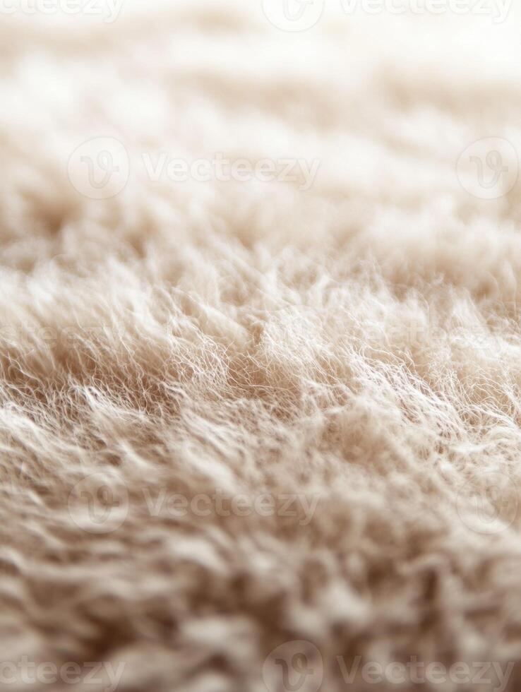 Soft wool texture captured in natural light showcasing its fibers and warmth photo